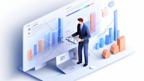 數據賦能商務 25天辦公互聯網科技信息圖標素材解析